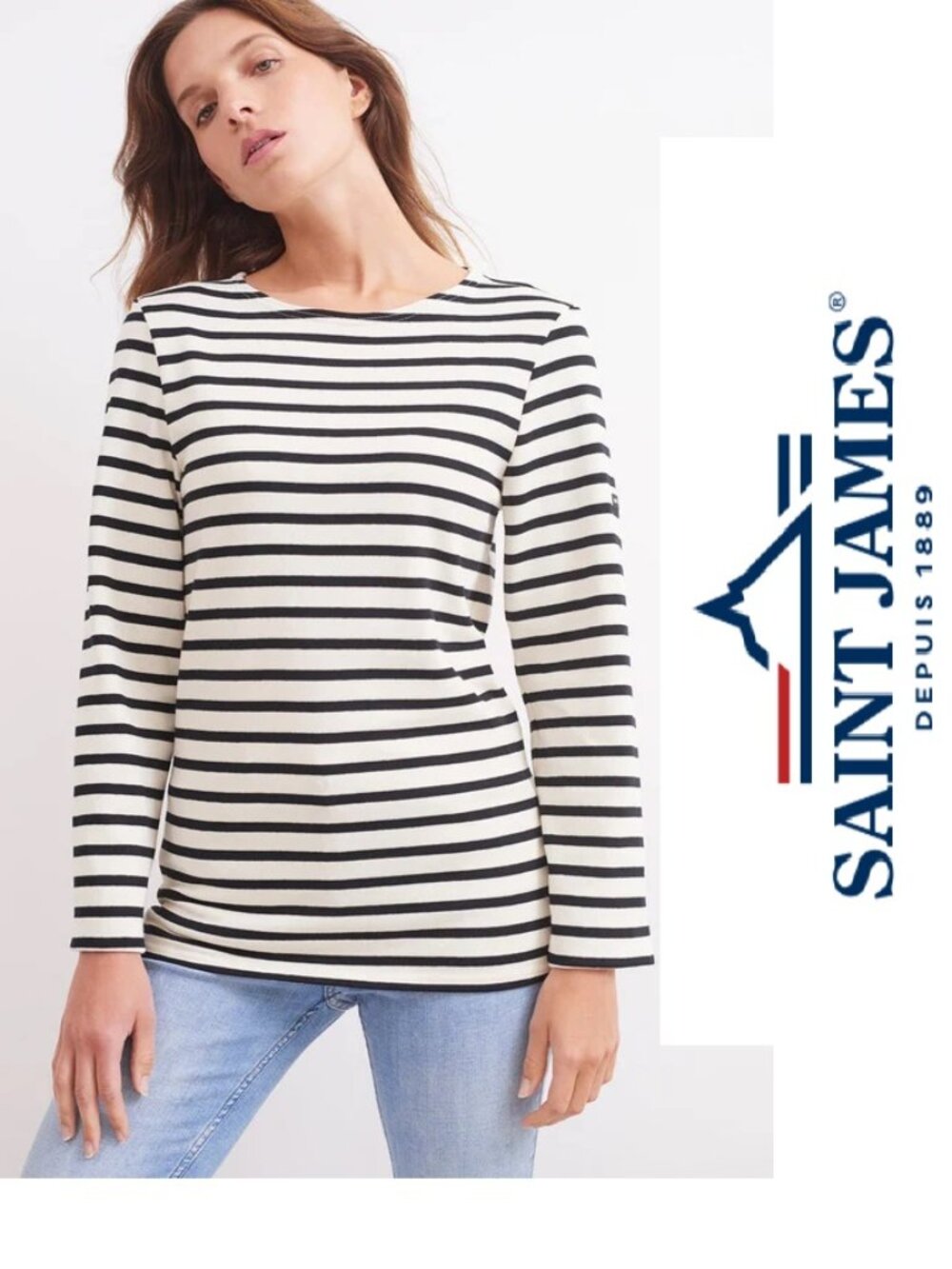 Saint James French Breton Shirt